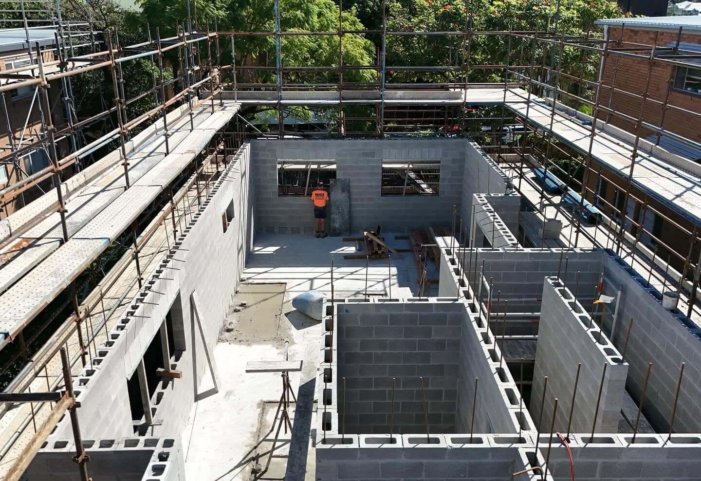 Retaining wall construction